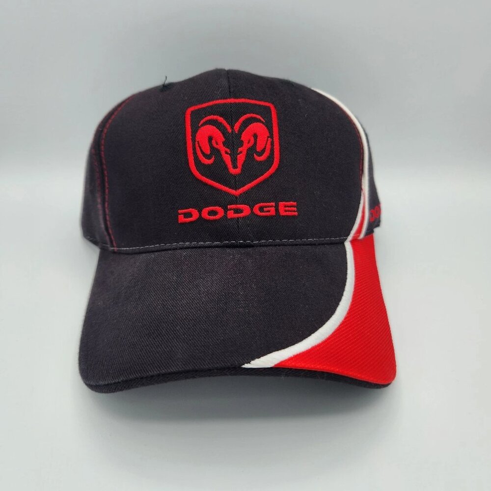 Dodge Ram Truck Strapback Hat NWT Adult OSFA Black & Red